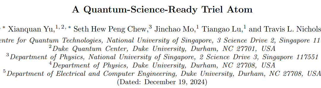 New paper on the arXiv